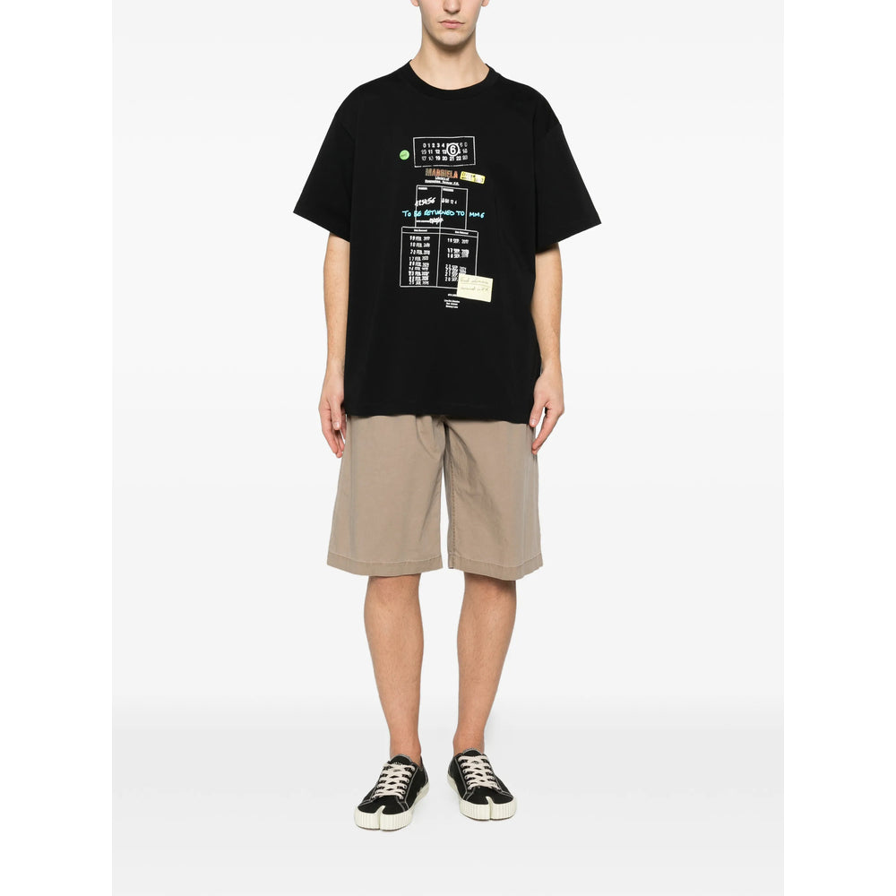 Mm6 Maison Margiela T Shirt - Nero | aea44296c2a8a8908af2ec9016178913b14b3586