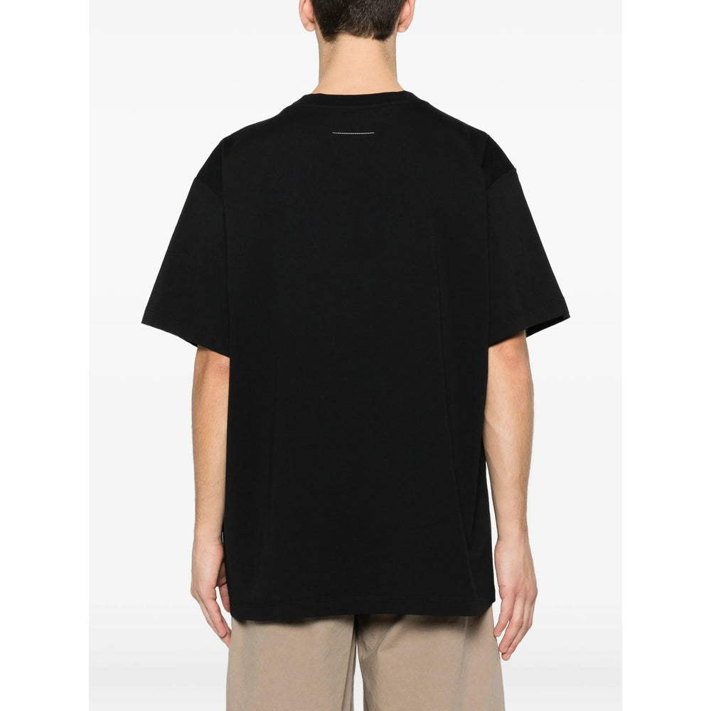Mm6 Maison Margiela T Shirt - Nero | c39b49ea582feb70acf541b6b3a12083d3b61224