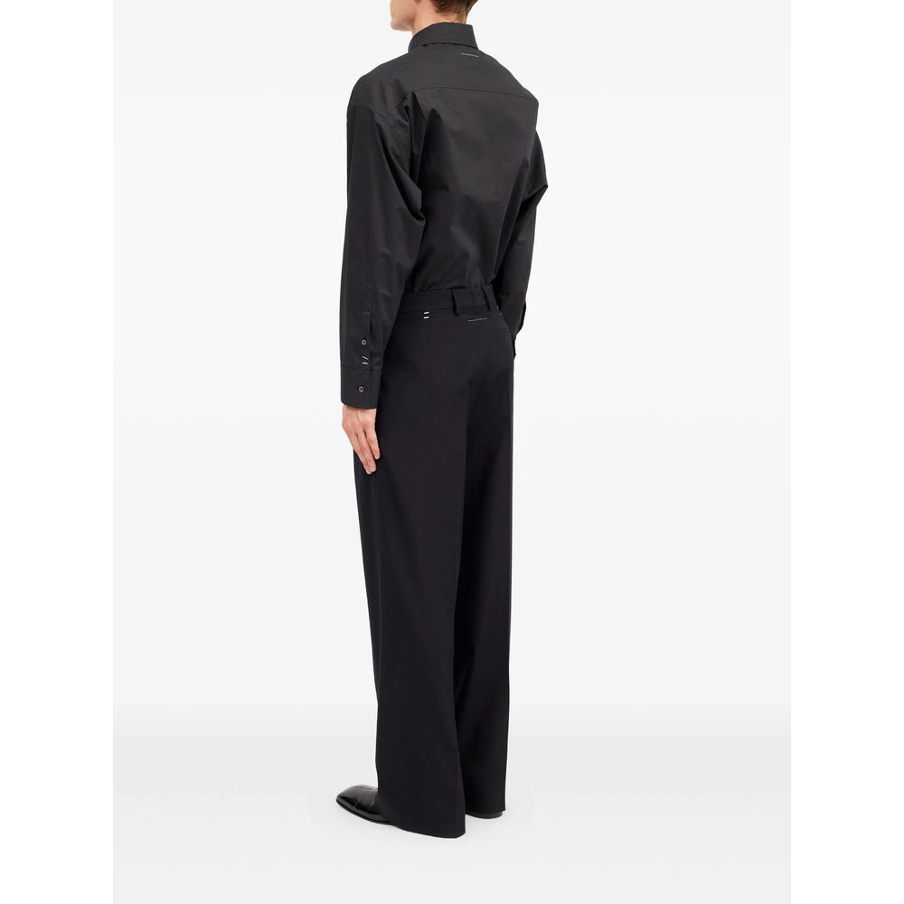 Mm6 Maison Margiela Pantaloni - Nero | 62cfa7de662c9002362e219bd82b2977f8289a54