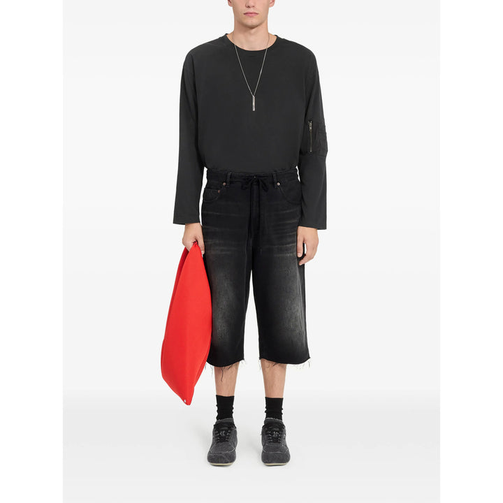 Mm6 Maison Margiela Shorts - Nero | 9cf1463583247afd162ec4a638f2ad6b49556e09