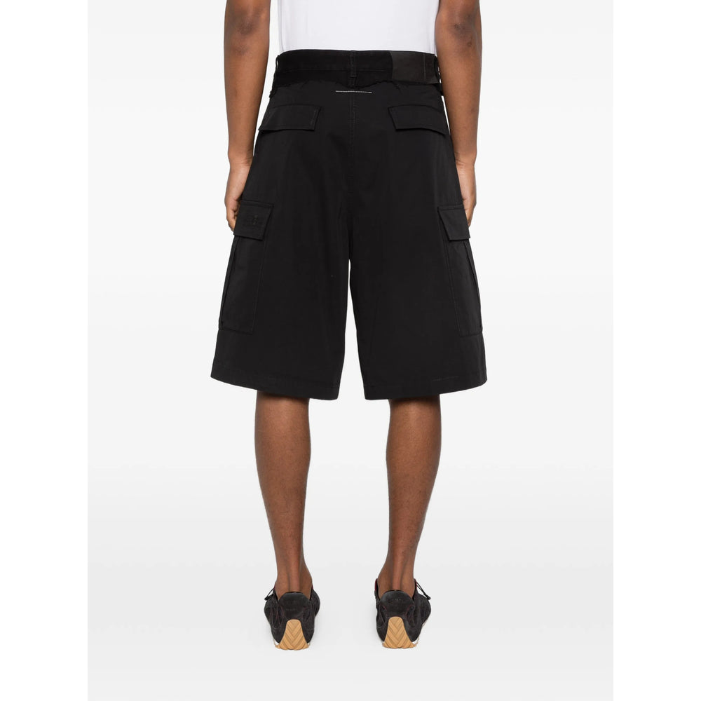 Mm6 Maison Margiela Shorts - Nero | 4010360b65530495cf0f3136c61792b30d429348