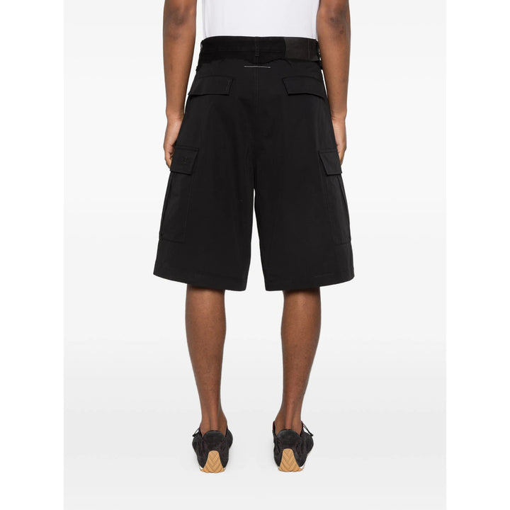 Mm6 Maison Margiela Shorts - Nero | 4010360b65530495cf0f3136c61792b30d429348