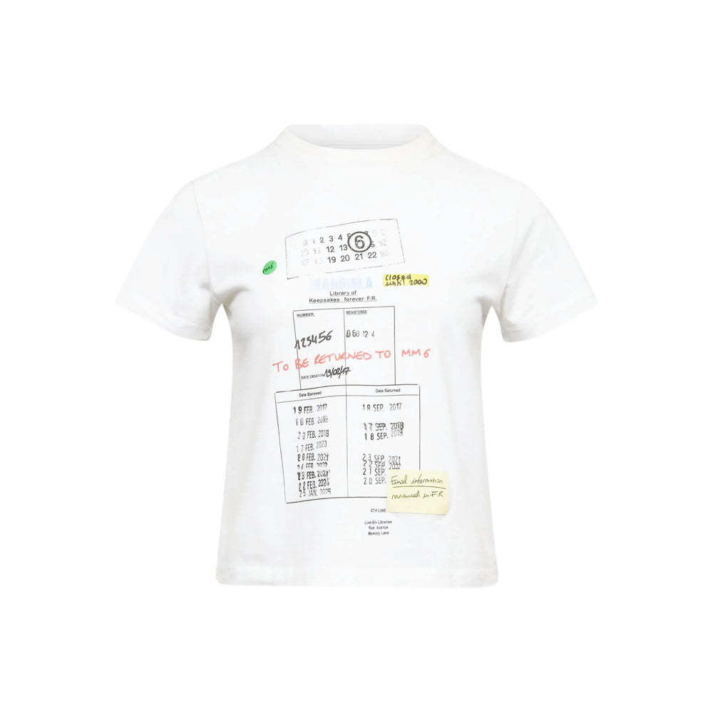 Mm6 Maison Margiela T Shirt - Bianco | d2055d406bbf81311956557651b0af7091adf018