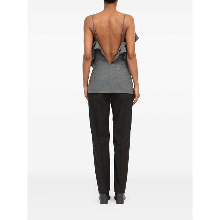 Mm6 Maison Margiela Top - Grigio | 1b2b0da61752c3f91edb26e2270498284f920f70