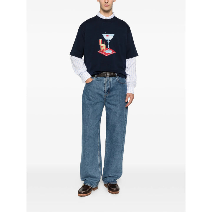 DrôLe De Monsieur T Shirt - Blu | ba0eb3a4508b9cdf9ec877a3d4f798e64f27e013