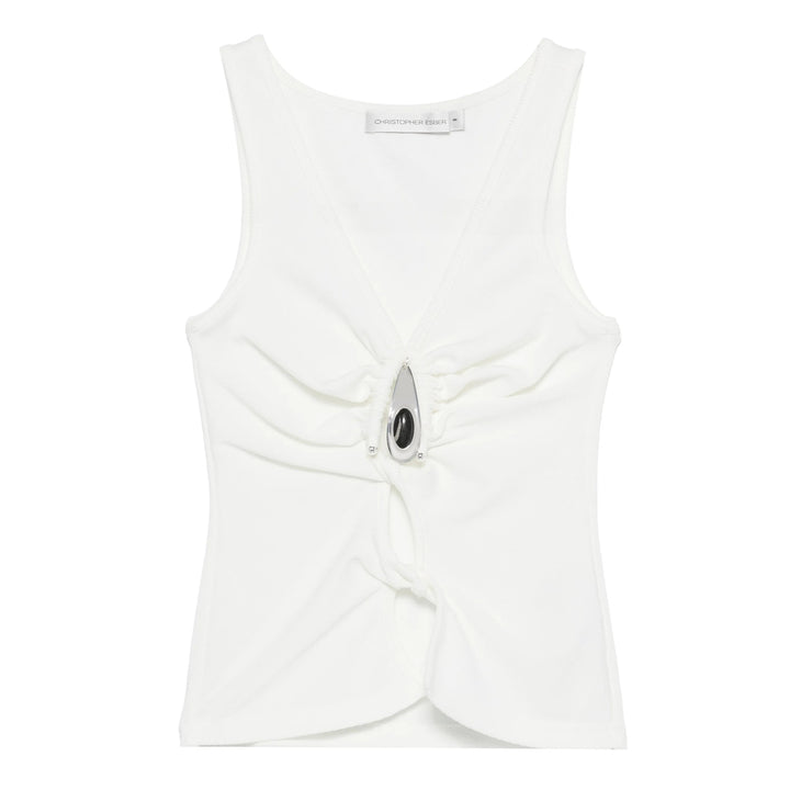 Christopher Esber Top - Bianco | 4c632823431f9493fe3fc6622c92fbfbb8597b4d