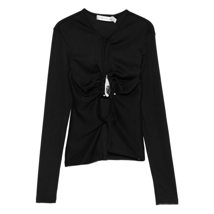 Christopher Esber Top - Nero | fbff516da00810f66b5c1b8d876f61bb08285de9