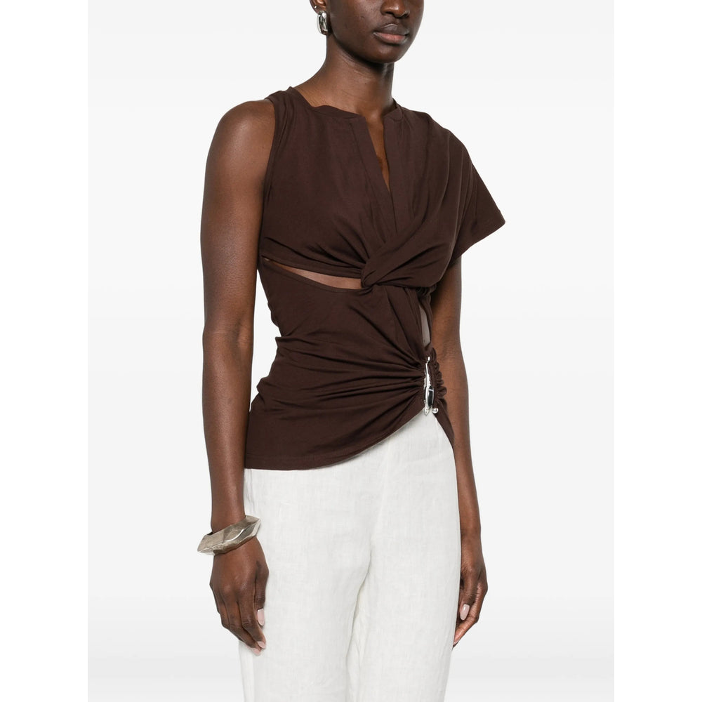 Christopher Esber T Shirt - Marrone | 0dd6f59c271237b0f56011e0d8fc5fd4777146ed