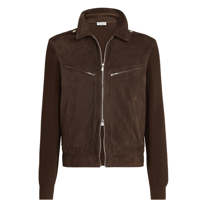 Brunello Cucinelli Leather Outerwears - Marrone | 28c9cae42fd91fae4c515b6103d3a1a59f9d5a55