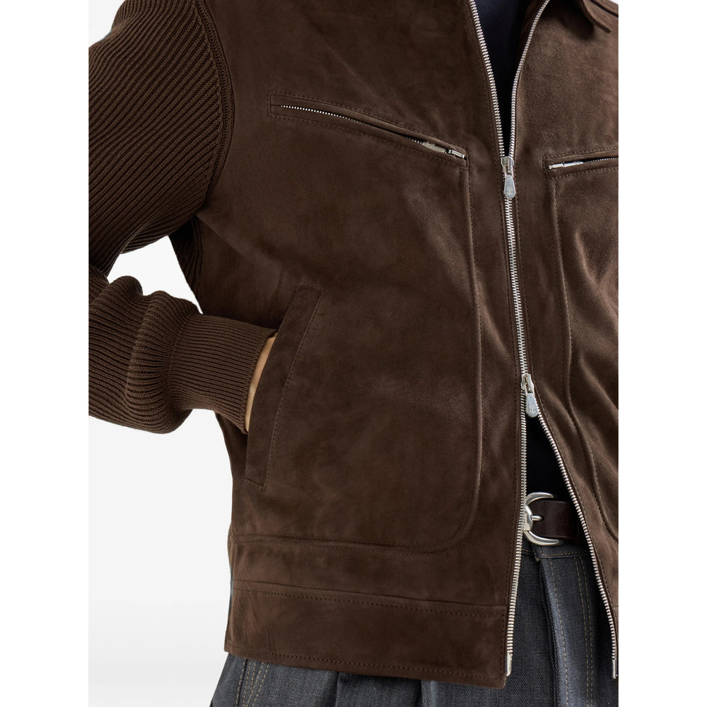 Brunello Cucinelli Leather Outerwears - Marrone | 130c9f58718c09fb1252121bdf301119385a3908