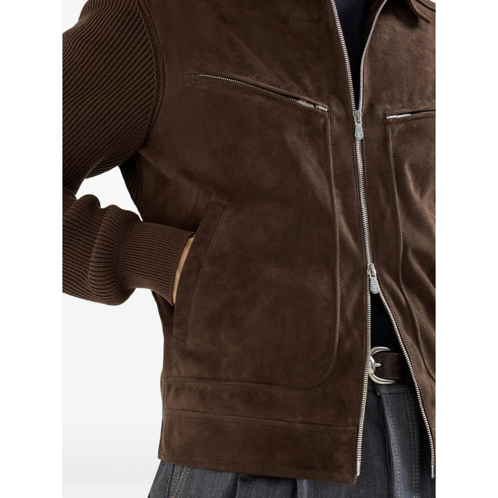 Brunello Cucinelli Leather Outerwears - Marrone | 130c9f58718c09fb1252121bdf301119385a3908
