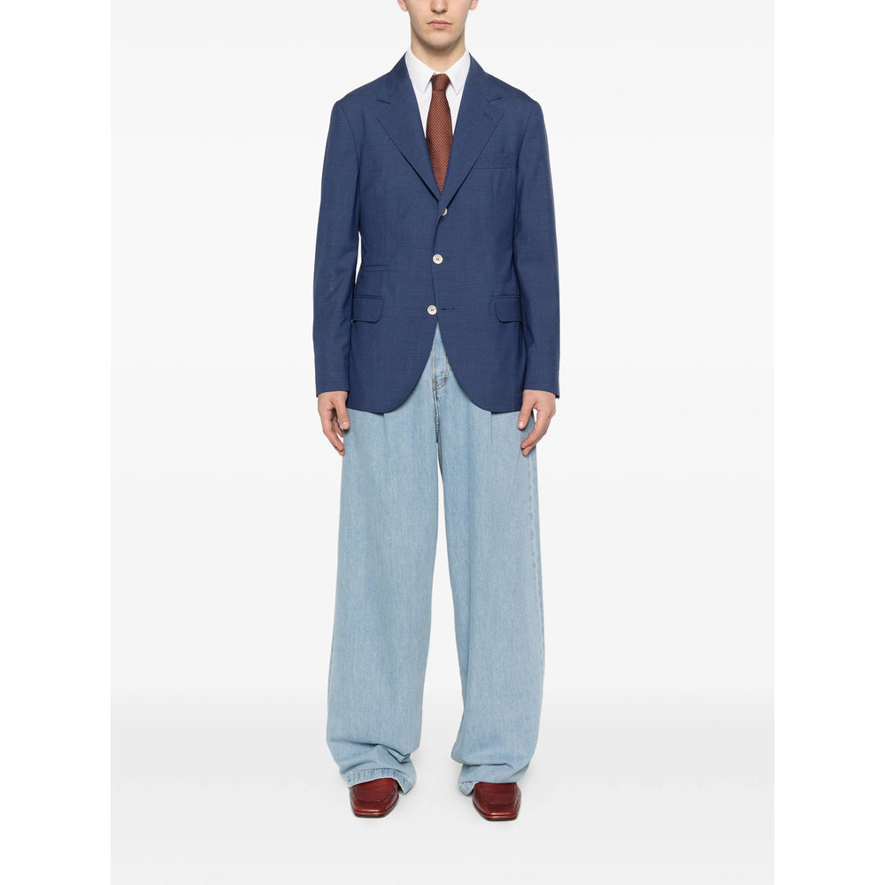 Brunello Cucinelli Giacche - Blu | 64d0b2d5a478aef901b47a9373ecf75bfcb56a33