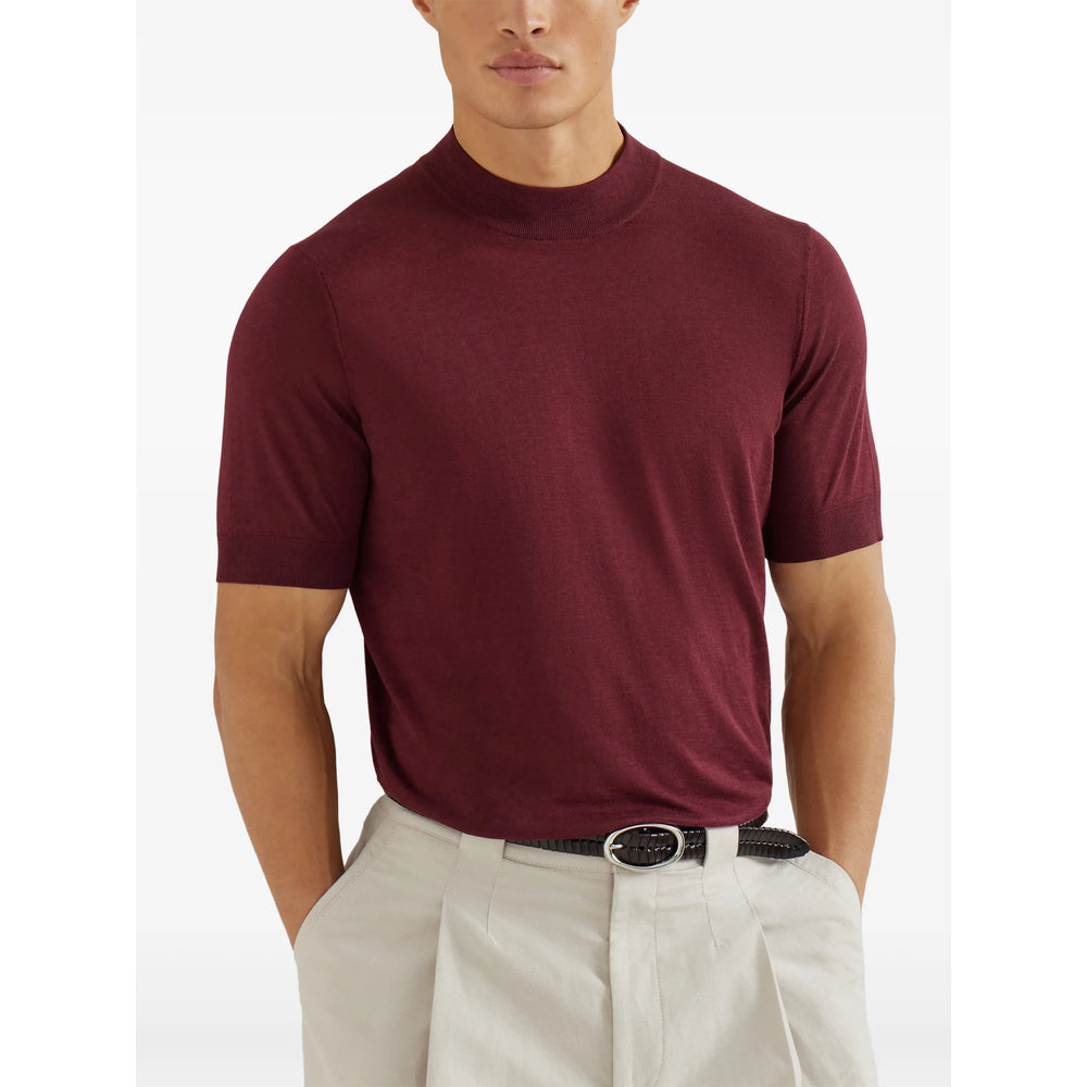 Brunello Cucinelli T Shirt - Rosso | 980527e988c4124bc436c4879a8f7e6f501afe52