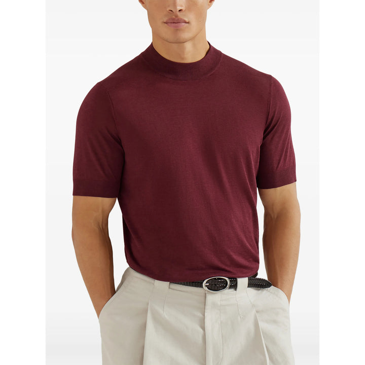 Brunello Cucinelli T Shirt - Rosso | 980527e988c4124bc436c4879a8f7e6f501afe52