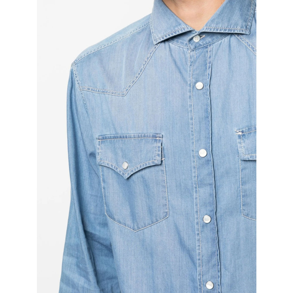 Brunello Cucinelli Camicie - Blu | c5d1cd8e38d9e2c6fac62bf832856cb9858abe9c