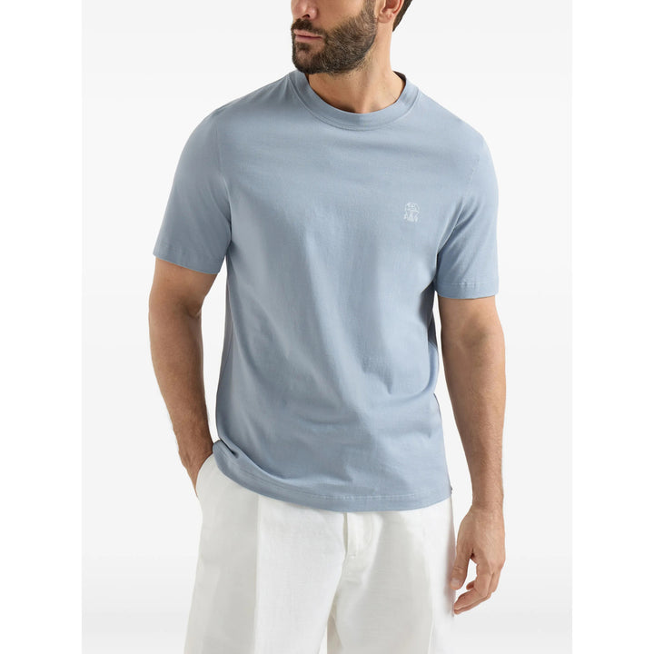 Brunello Cucinelli T Shirt - Blu | ffab9665945e997326f0deb0b16da46dfe136e2f