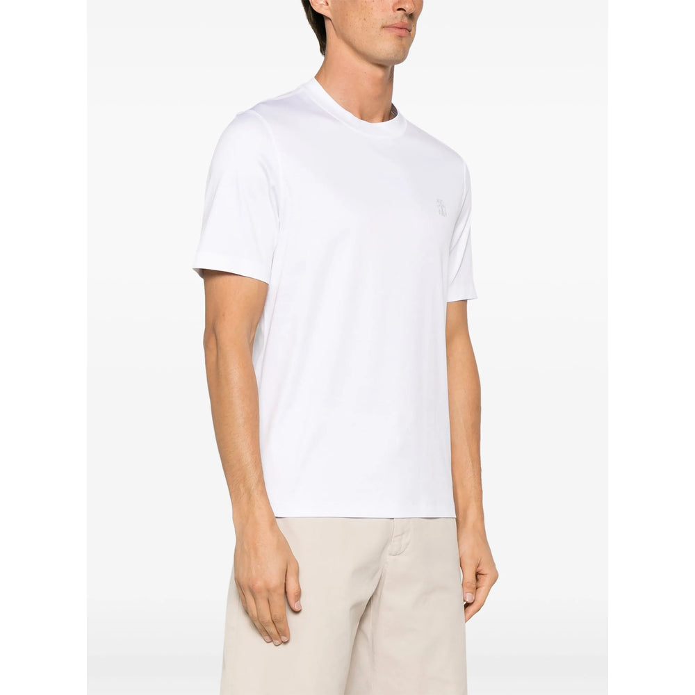 Brunello Cucinelli T Shirt - Bianco | 3604a61ab16d1b59faabb2f417969a57b44d7e21