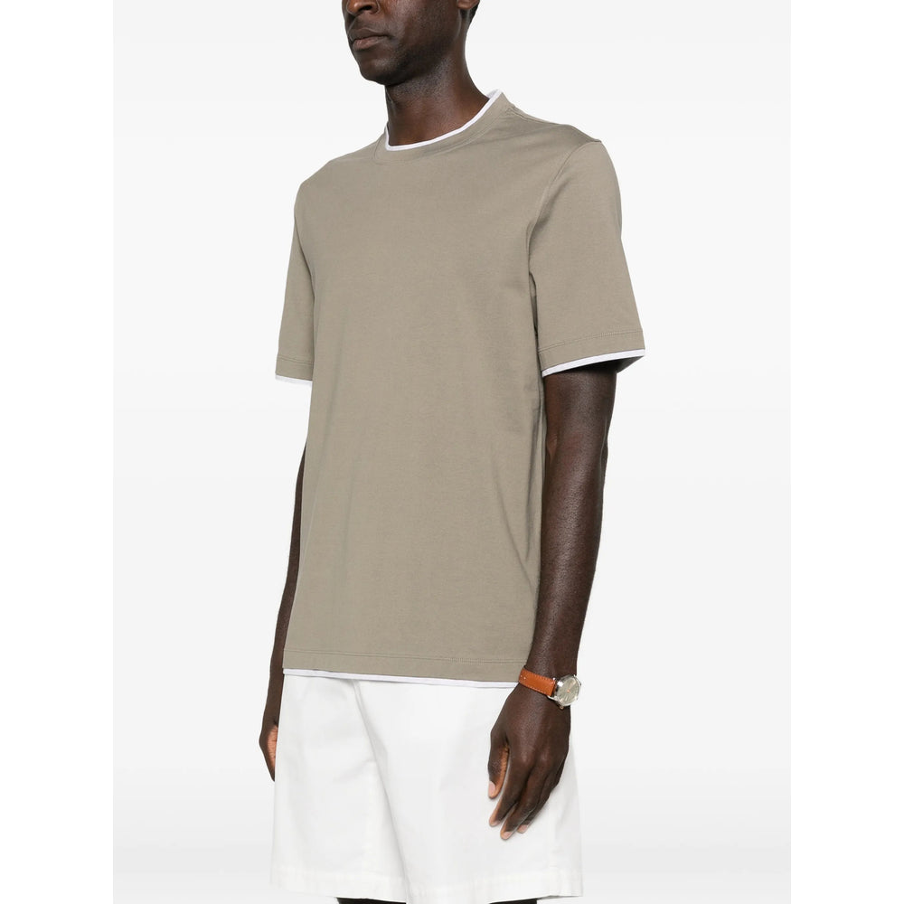 Brunello Cucinelli T Shirt - Verde | 0f08883464d144bbbb2cca7e16f6c7dd8485eb5f