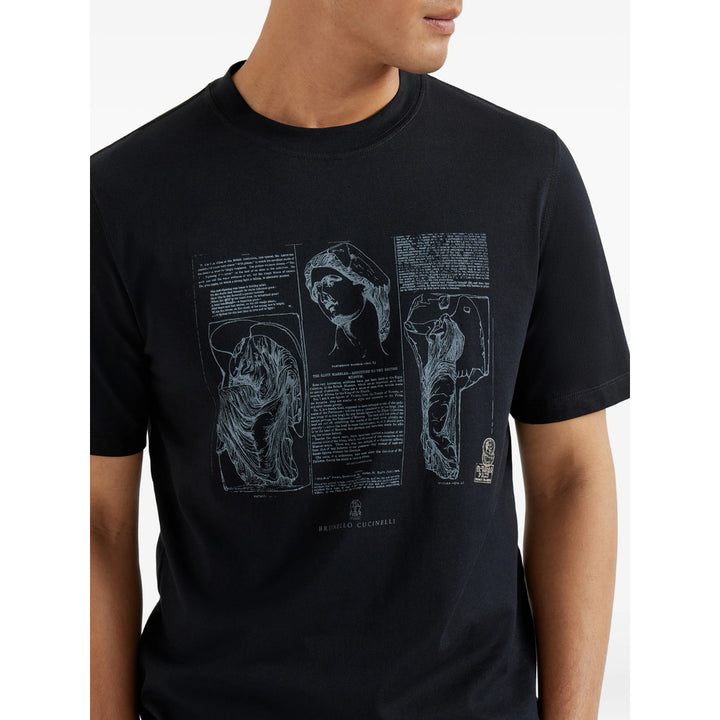 Brunello Cucinelli T Shirt - Nero | f259517d370cd8855208c6b00f7db136b1ca68f9
