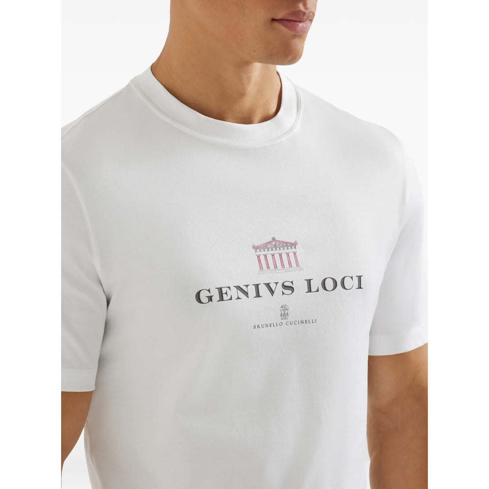 Brunello Cucinelli T Shirt - Bianco | 368210681ce0ffd9fd6bd276966aaae420d8be70