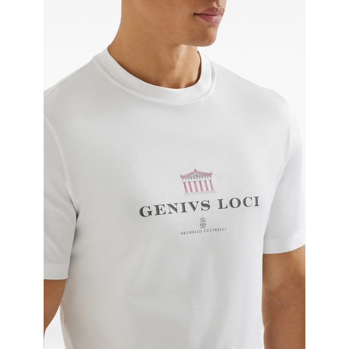 Brunello Cucinelli T Shirt - Bianco | 368210681ce0ffd9fd6bd276966aaae420d8be70