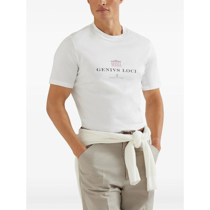 Brunello Cucinelli T Shirt - Bianco | b7d8d311ebef945138326a351f24f2e063525c89
