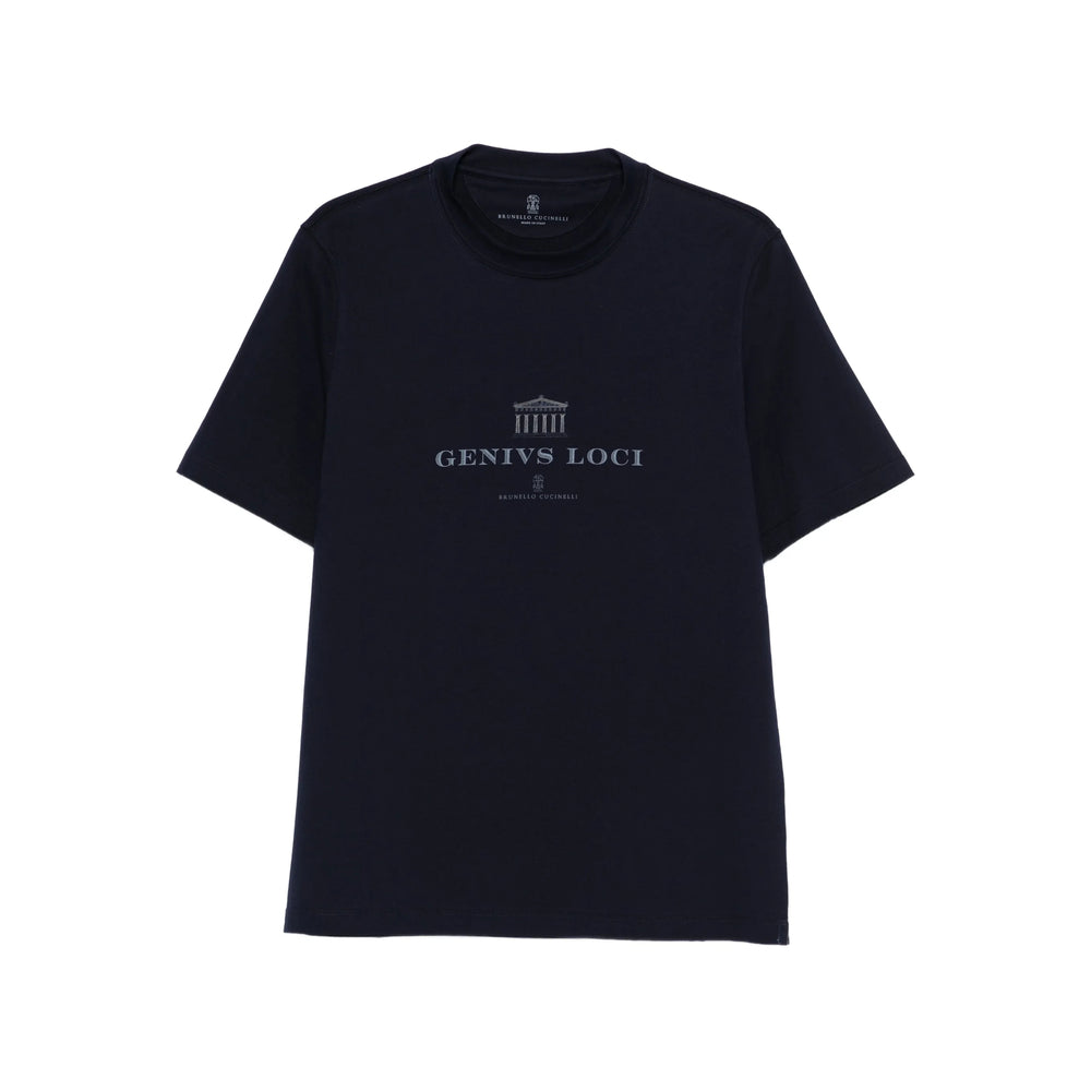 Brunello Cucinelli T Shirt - Blu | ce83a5e44f1e7896f275e98fef0e54e17f8e87a4
