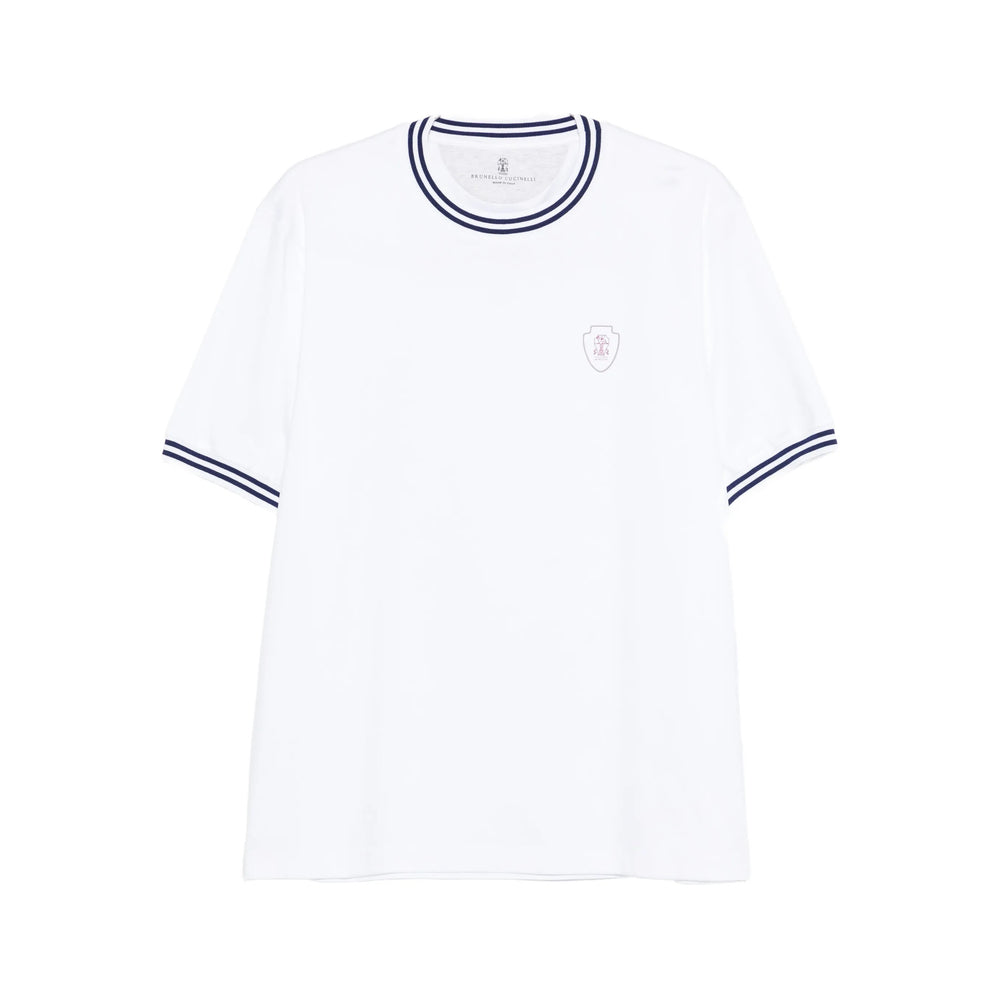 Brunello Cucinelli T Shirt - Bianco | 3aa400691b85471d008ae1e38a96377a683794c6