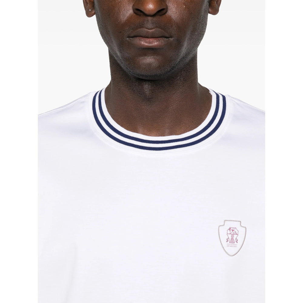 Brunello Cucinelli T Shirt - Bianco | a83d0d27b3d886a46b4cd0a6ef97c09d66e68e35