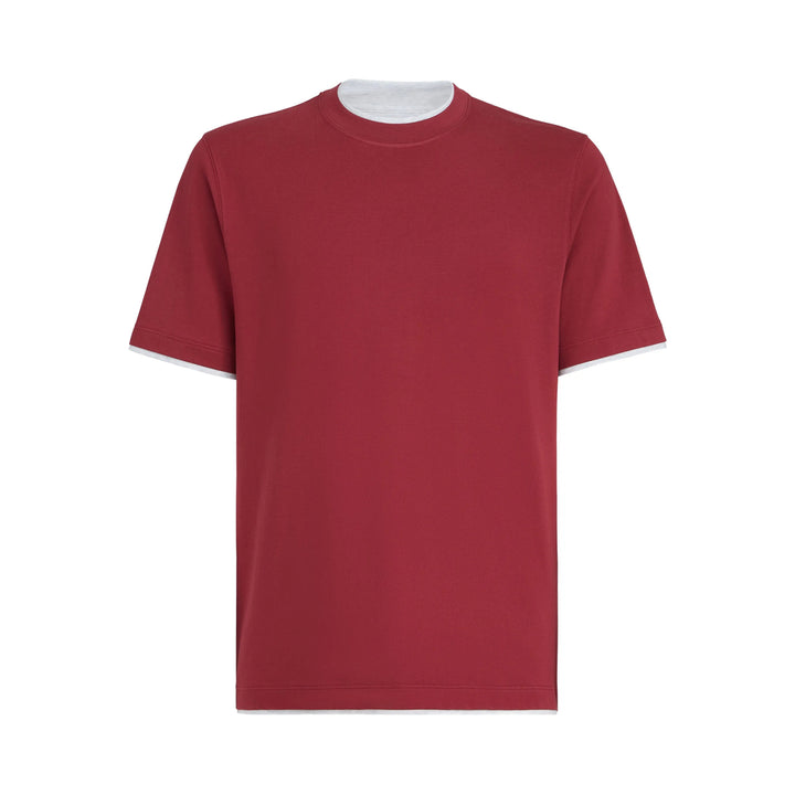 Brunello Cucinelli T Shirt - Rosso | abd9be979345bef58d3d1878a4a2c99425651bf4