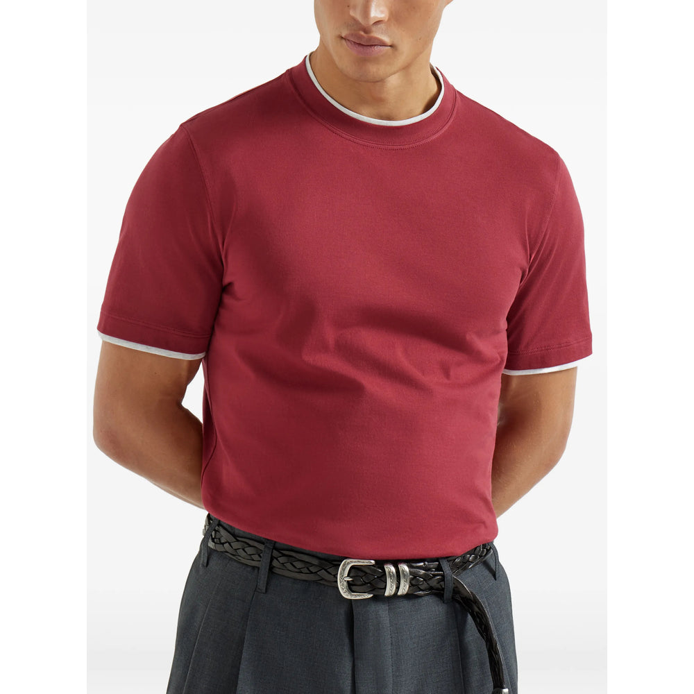 Brunello Cucinelli T Shirt - Rosso | 6333f3104d2404ef56ac1503bdf852c68b48f5c3