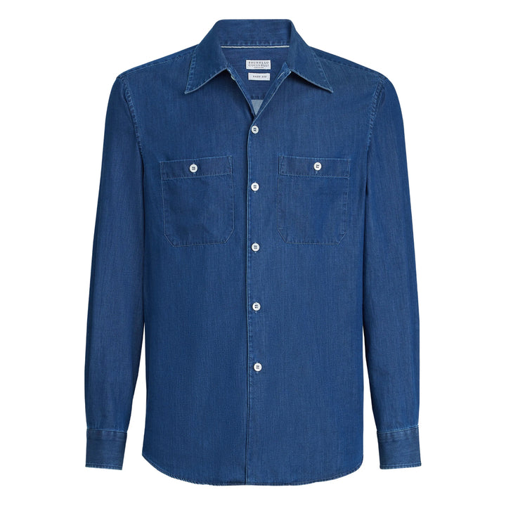 Brunello Cucinelli Camicie - Blu | c56b8238323e80719a43d5be7edb5b136cad6862