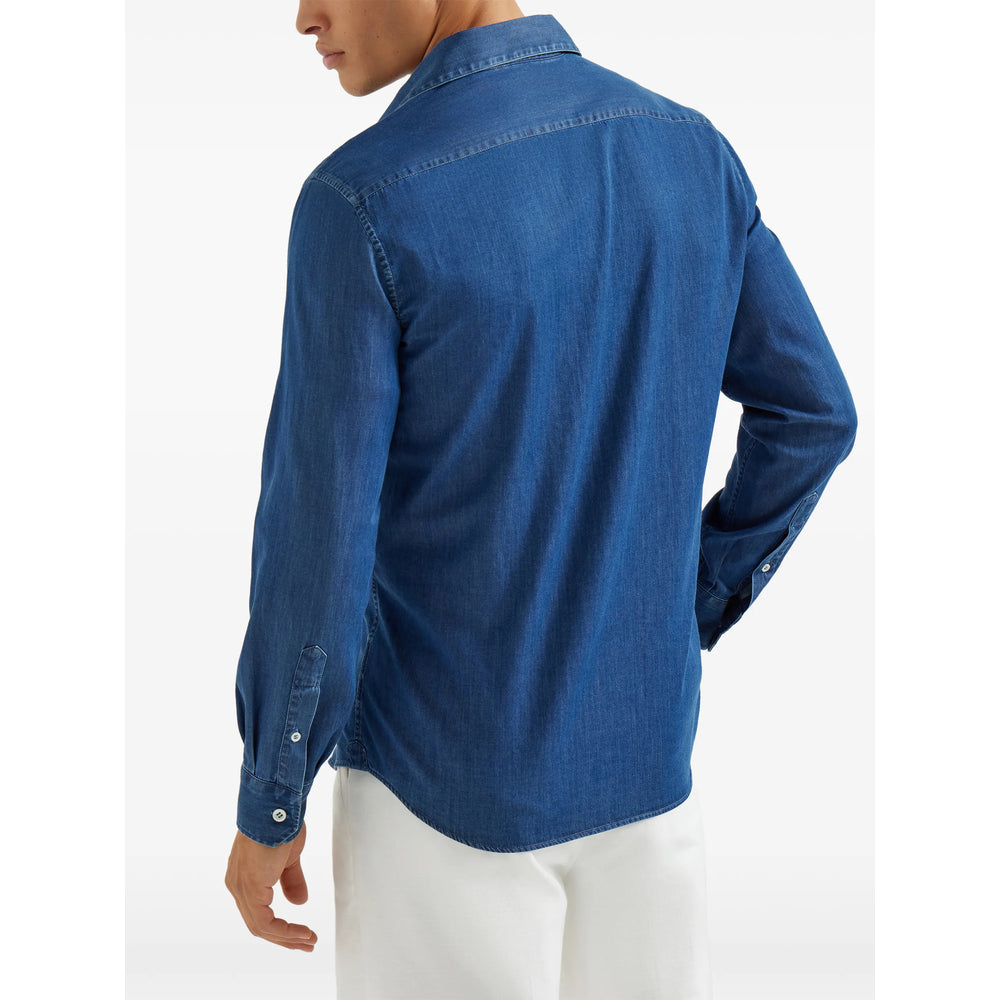 Brunello Cucinelli Camicie - Blu | 374310d56f2f3d96d46213b60d0a1805cd6116c7