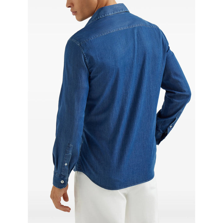 Brunello Cucinelli Camicie - Blu | 374310d56f2f3d96d46213b60d0a1805cd6116c7
