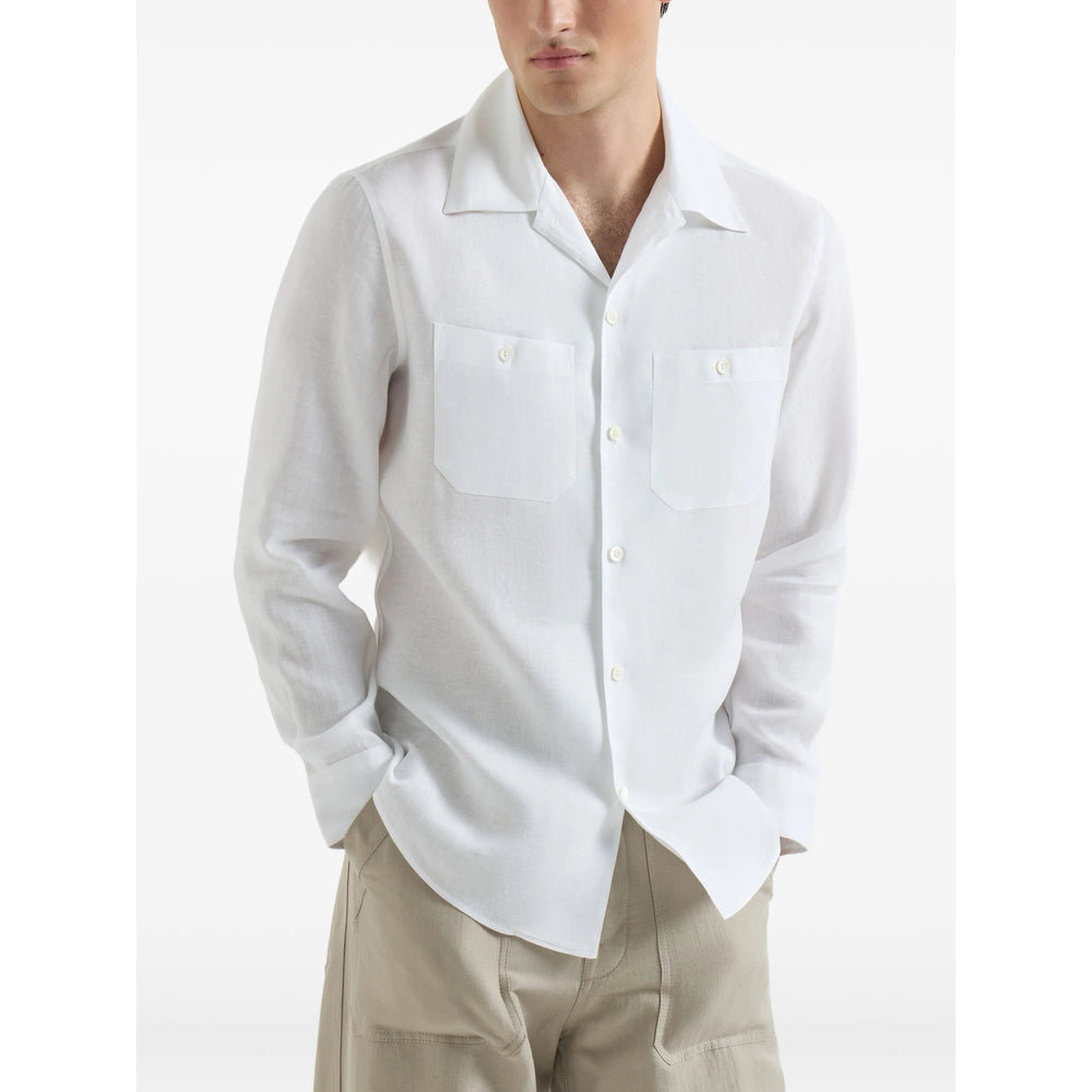 Brunello Cucinelli Camicie - Bianco | e56bed75a7eec7427c47e35492230e2b18d95bed