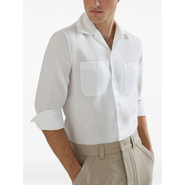 Brunello Cucinelli Camicie - Bianco | 69072742b2c0f0035da31e978caca114a2d3b93c