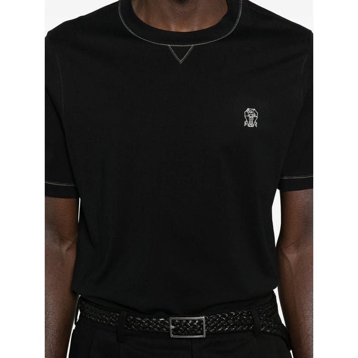 Brunello Cucinelli T Shirt - Nero | e3a5be49670e5aec90a891cb71cfac977af7d0fa