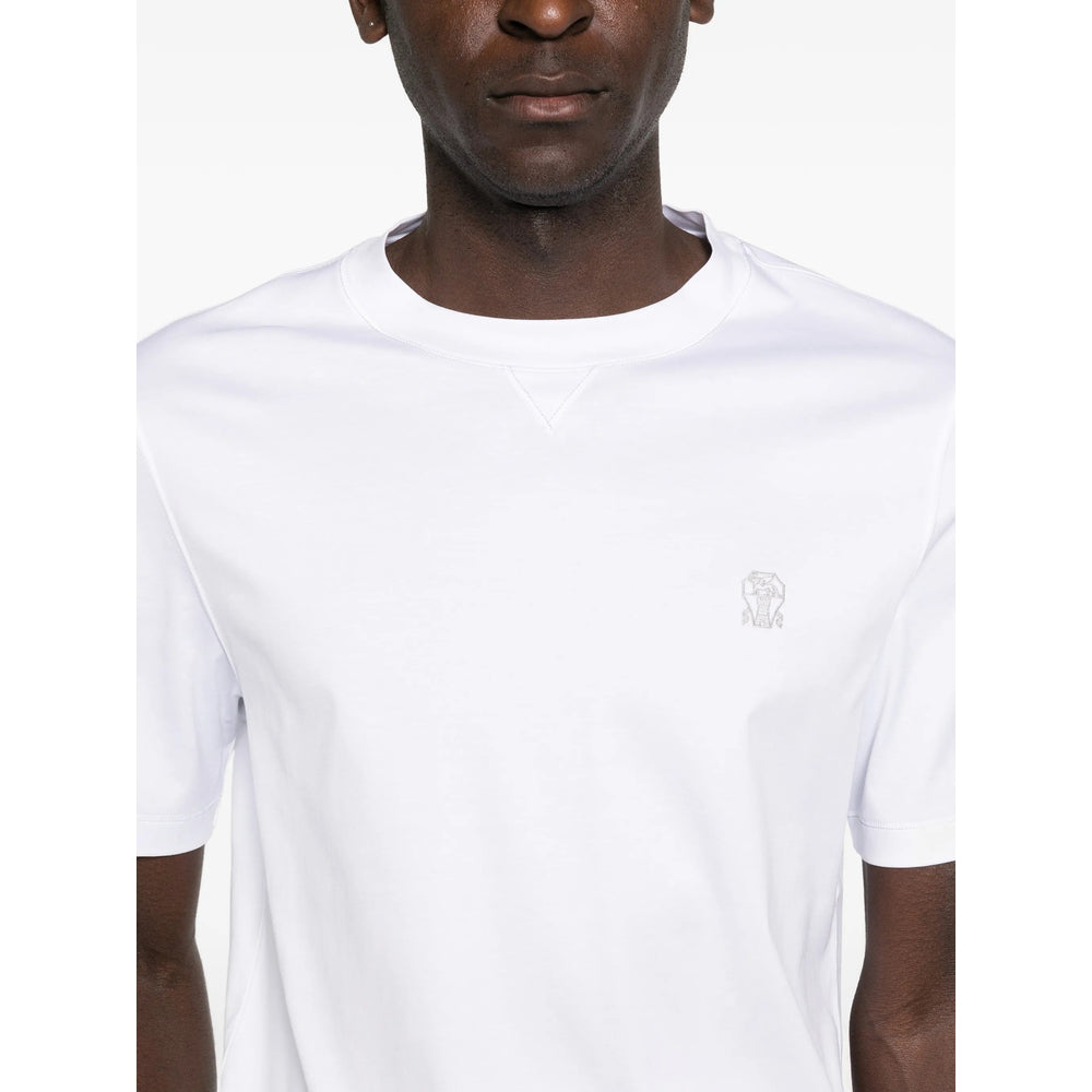 Brunello Cucinelli T Shirt - Bianco | 31d87404f2148eba5ac246017d10847fa0145565