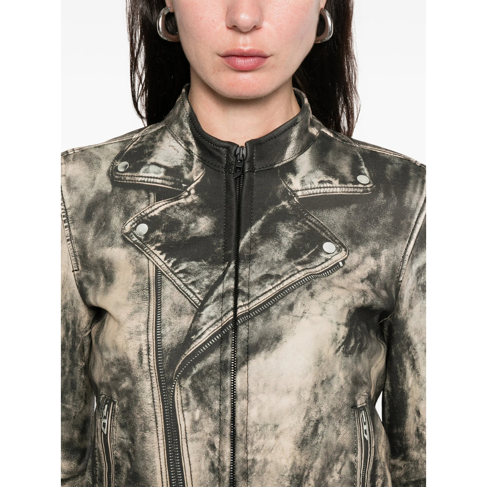Diesel Leather Outerwears - Neutro | 336adaee0ae7a3a1729ad0cbfddcbc963115d3be