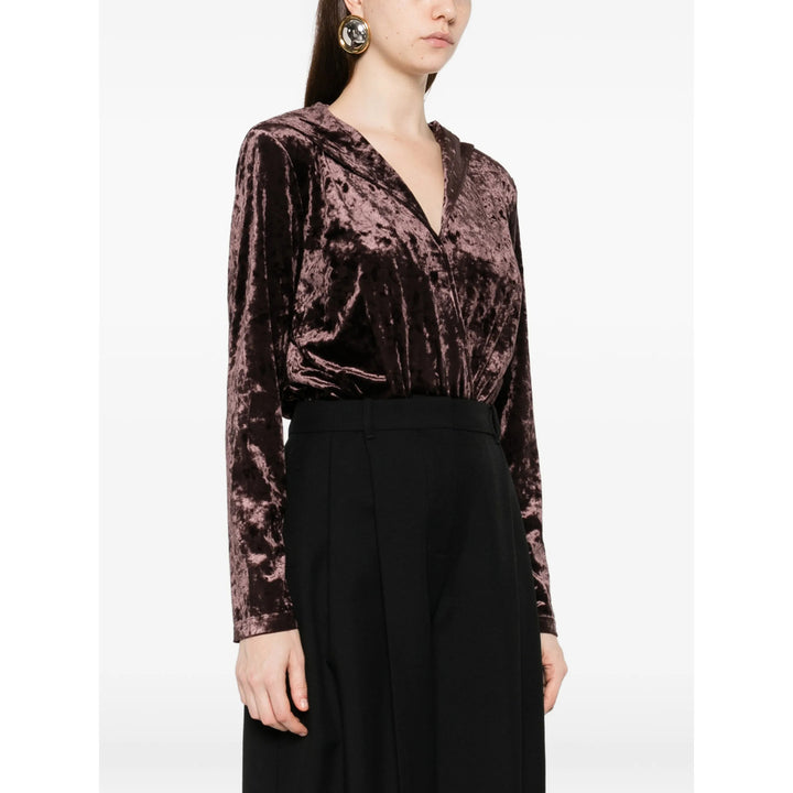 Ba&Sh Top - Marrone | f8dcbb7ce0ab1e3ab2b1b3c6a2b417bed3b5f2ef