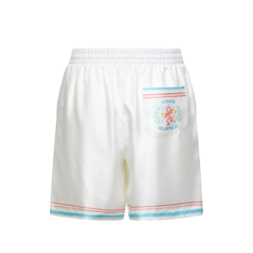 Casablanca Shorts - Bianco | a813a8ef3229d82f7ea6a124d05b1f9a119b6b5a