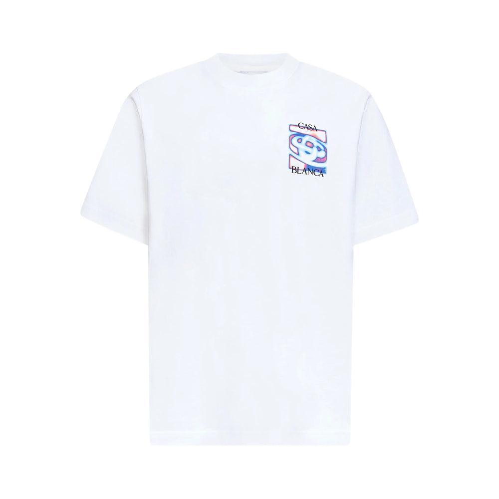 Casablanca T Shirt - Bianco | 912eb0f85324c8f515ab3161a44ca84f08e27ef5