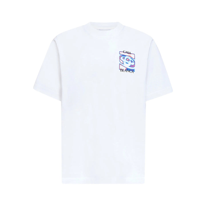 Casablanca T Shirt - Bianco | 912eb0f85324c8f515ab3161a44ca84f08e27ef5