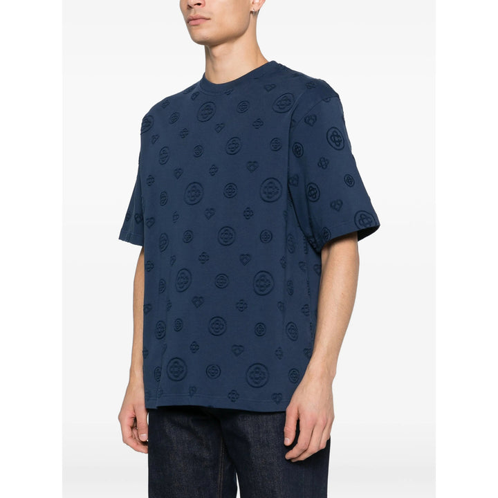 Casablanca T Shirt - Blu | bf16ba7594c8e9a3285e4c010dbd97b8c2bf140f