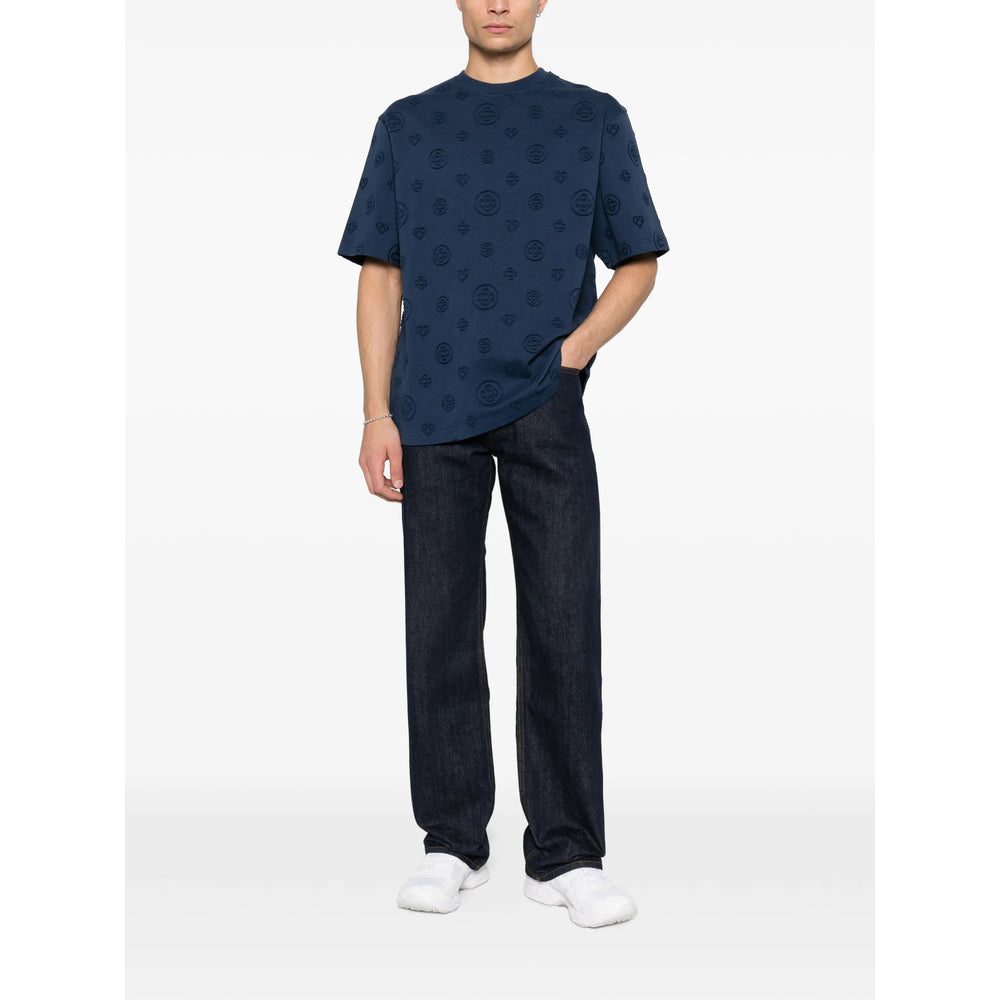 Casablanca T Shirt - Blu | 74b4df1ca61d06ba166e4b1b6d577bb37a738fbd