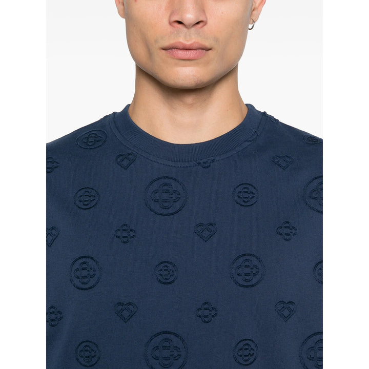 Casablanca T Shirt - Blu | 83fbae2270d18d3efeac726e393d82b757632480