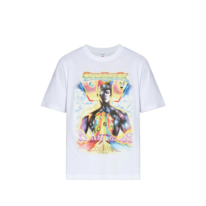Casablanca T Shirt - Bianco | fd1596b593fca8c78e012a0089dc99ee9a210a6c
