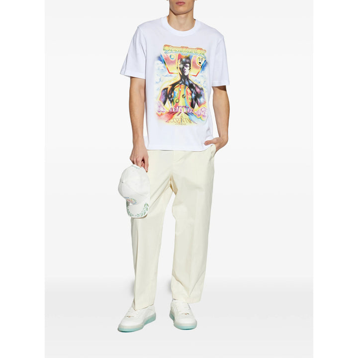 Casablanca T Shirt - Bianco | 57db35d7e883791b4f34fd4a83eac1477a89c919