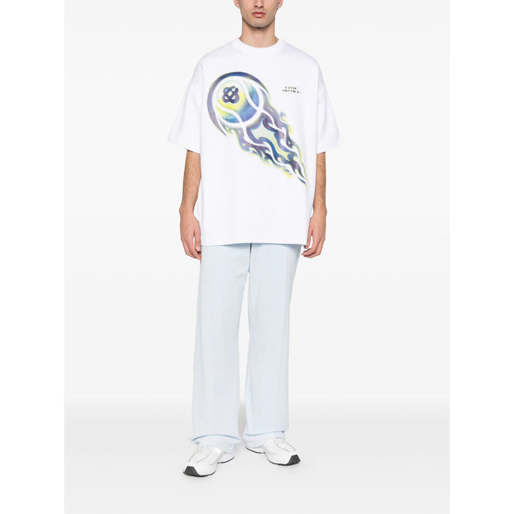 Casablanca T Shirt - Bianco, Blu | c1d79660304067290f3f03f9ddbb5293f8391285