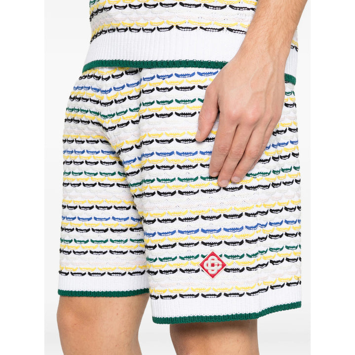 Casablanca Shorts - Bianco, Giallo | a7a85609f5c29e862a54e882445d374a9ad24672